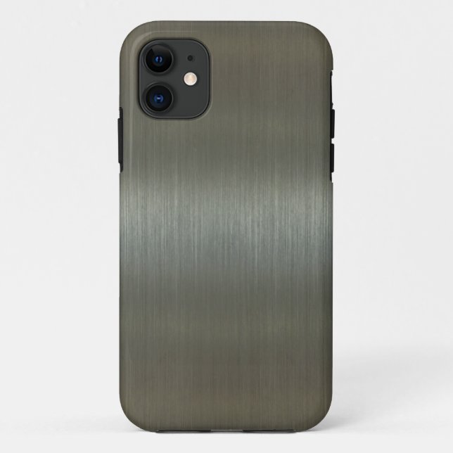 Brushed Aluminum Case-Mate iPhone Case (Back)