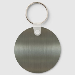 Brushed Aluminum Keychain