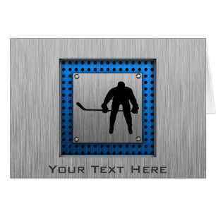 Brushed Aluminum look Hockey