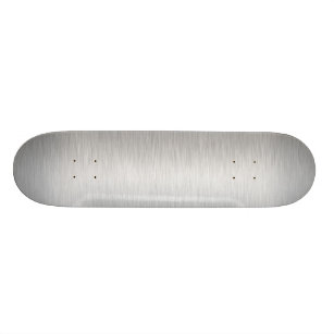 Brushed Aluminum Stainless Steel Textured Skateboard