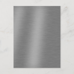 Brushed Aluminum Texture Postcard
