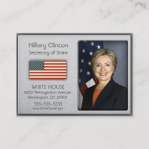 Brushed Aluminum with American Flag Profile Cards
