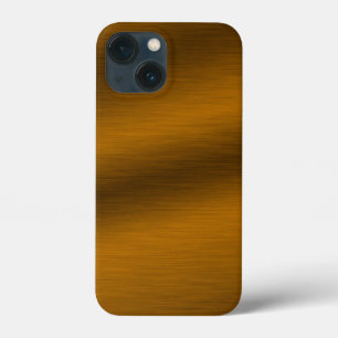 Brushed Bronze Background iPhone 13 Mini Case