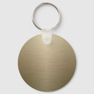 Brushed Bronze Keychain