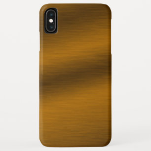 Brushed Bronze Look Background iPhone XS Max Case