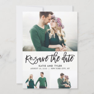 Brushed Charm EDITABLE COLOR Change The Date Card