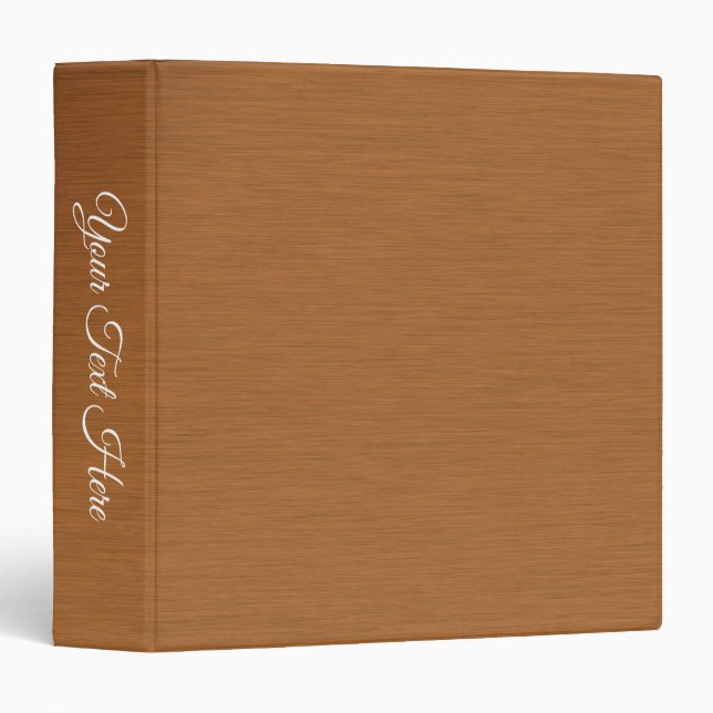 Brushed Copper Look 2 Binder (Front/Spine)