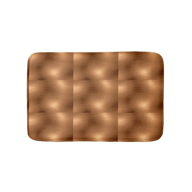 Brushed Copper Look Bath Mat (Front)