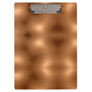 Brushed Copper Look Clipboard