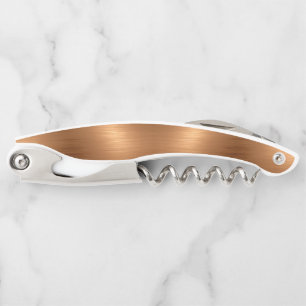 Brushed Copper Look Corkscrew