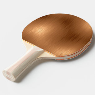 Brushed Copper Look Ping Pong Paddle