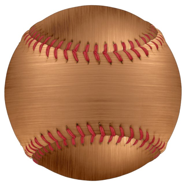 Brushed Copper Look Softball (Front)