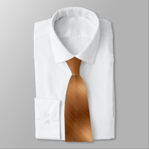 Brushed Copper Look Tie