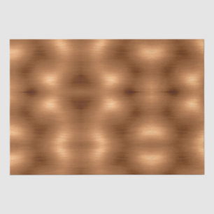 Brushed Copper Look Tissue Paper