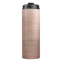 Brushed Faux Rose Gold Metallic