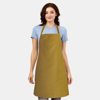 Brushed gold colour apron