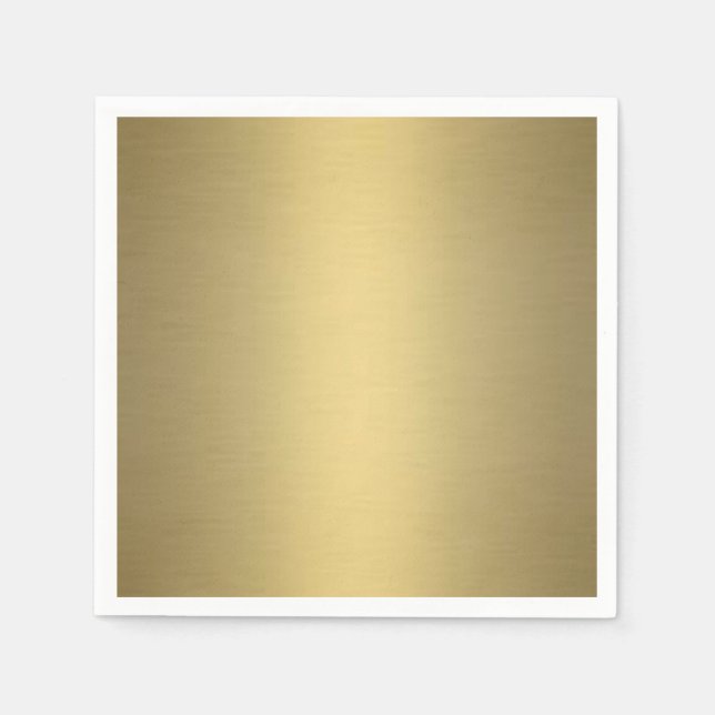 Brushed Gold Napkin (Front)