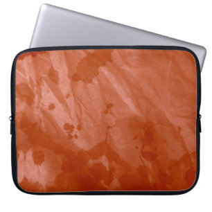 Brushed Graffiti. Tie Dye Shirt. Cream Watercolor Laptop Sleeve