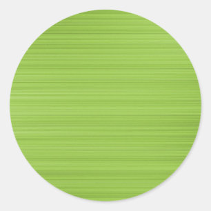 Brushed Green Classic Round Sticker