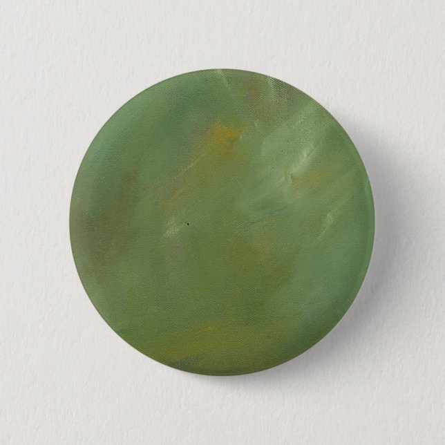Brushed Green Faux Finish 2 Inch Round Button (Front)