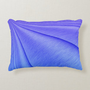 Brushed Lavender to Violet Contour Design Accent Pillow