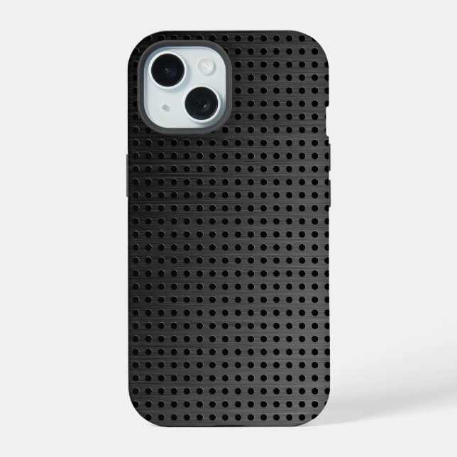 Brushed Leather  iPhone 15 Case (Back)