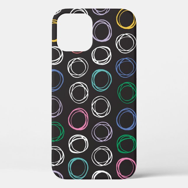 Brushed Lines: Hand Drawn Seamless Design Case-Mate iPhone Case (Back)
