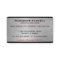 Brushed Metal and metal grate business cards