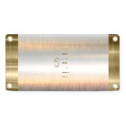 Brushed Metal Gold Banding ID801