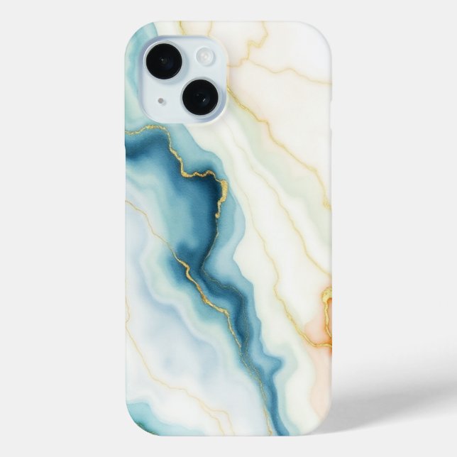 Brushed Metal & Granite Phone Case for iPhone (Back)