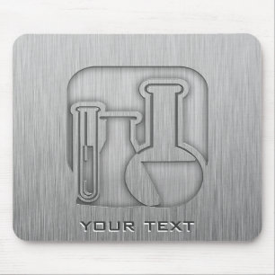 Brushed Metal-look Chemistry Mouse Pad