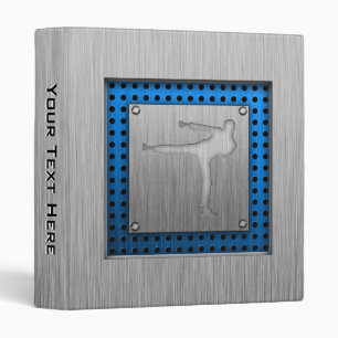 Brushed Metal-look Martial Arts Binder