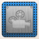 Brushed Metal-look Movie Camera