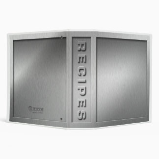 Brushed Metal Recipe Binder