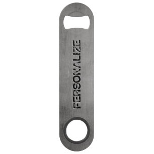 Brushed Metal Texture Speed Bottle Opener