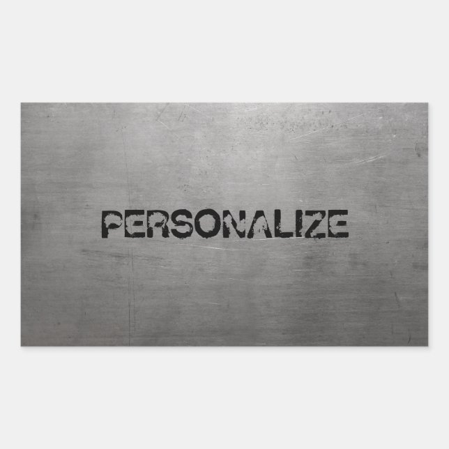 Brushed Metal Texture Sticker (Front)