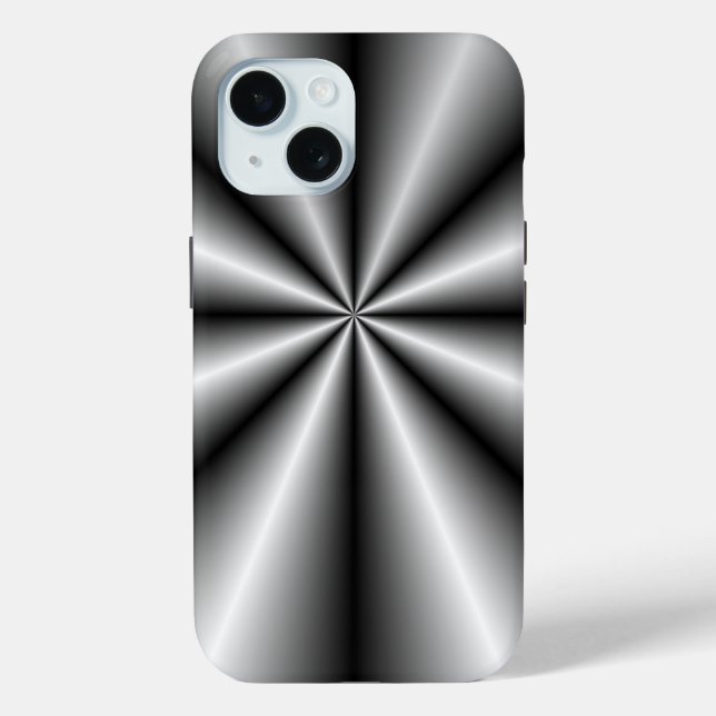 Brushed Metal Tuck and Roll Case-Mate iPhone Case (Back)
