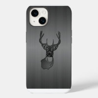 Brushed Metal - White Tail Buck Deer