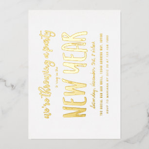 Brushed New Year's Eve Party