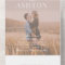 Brushed Overlay Wedding All In One Invitation