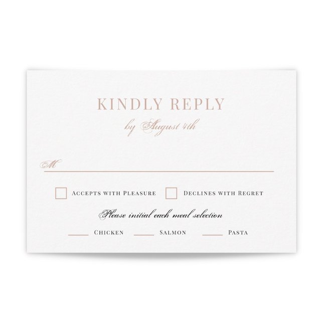 Brushed Overlay Wedding RSVP Card (Creator Uploaded)