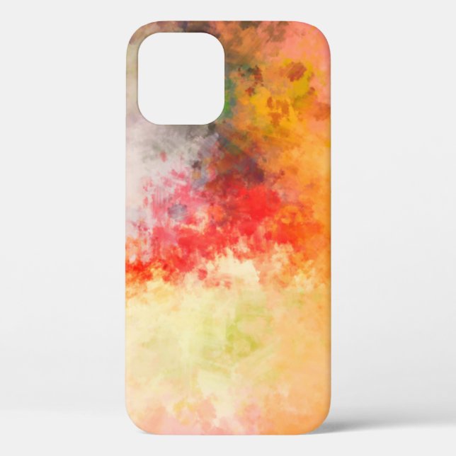 Brushed Painted Abstract Background. Brush stroked Case-Mate iPhone Case (Back)