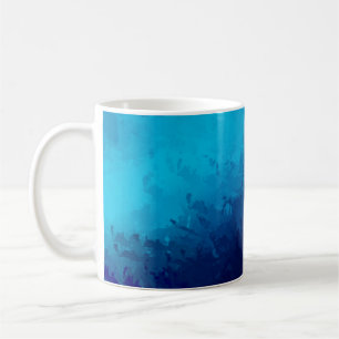 Brushed Painted Abstract Background. Brush stroked Coffee Mug