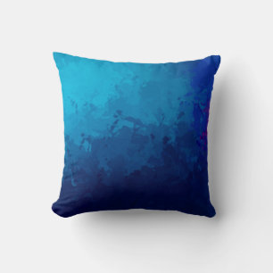 Brushed Painted Abstract Background. Brush stroked Throw Pillow