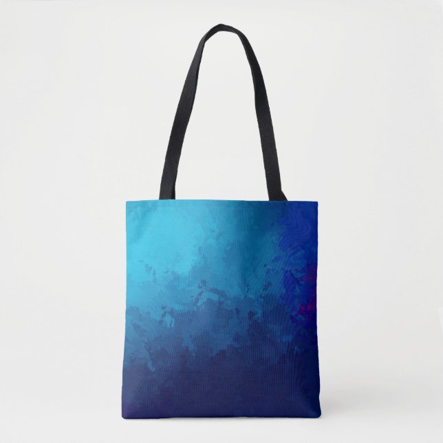 Brushed Painted Abstract Background. Brush stroked Tote Bag (Front)