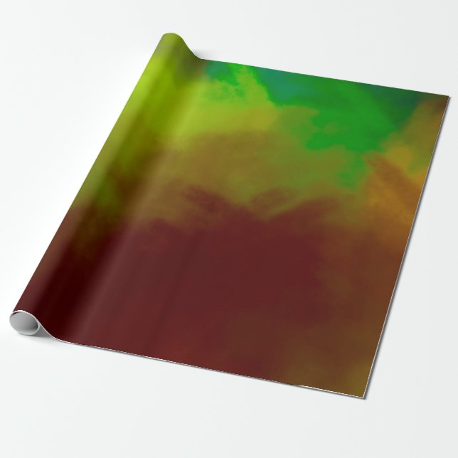 Brushed Painted Abstract Background. Brush stroked Wrapping Paper (Unrolled)