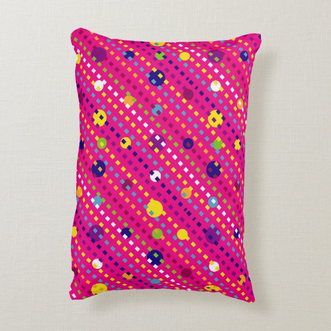 Brushed Polyester Accent Pillow (Back(Vertical))
