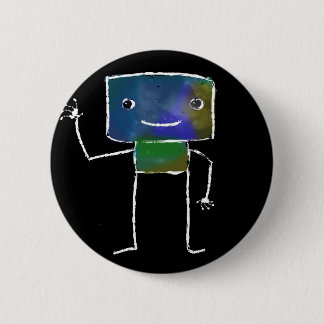 Brushed Robots - Vol 1: Lunabot 2 Inch Round Button