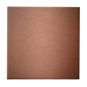 Brushed Rose Gold Metallic Tile
