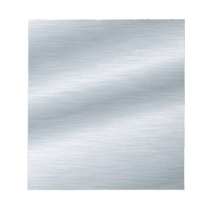 Brushed Silver Look Background Notepad